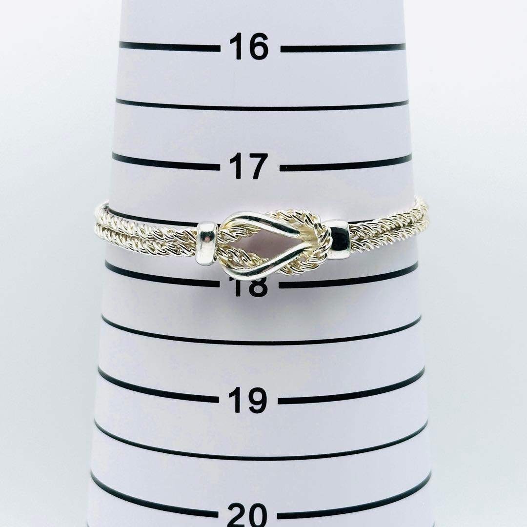 Tiffany & Co. - Tiffany センターノット ダブルロープ シルバー