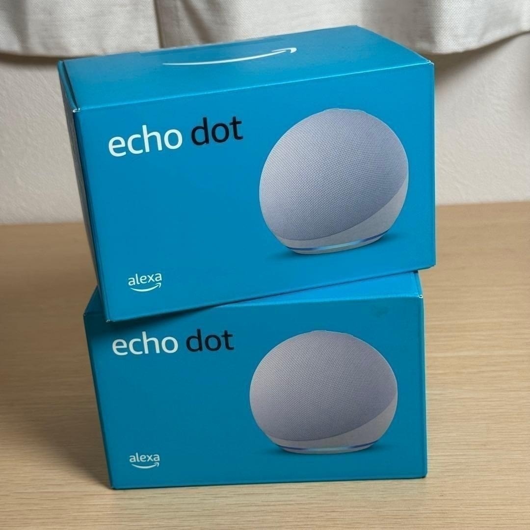 Amazon - 【未使用】echo dot 第5世代【2台セット】グレーシャー