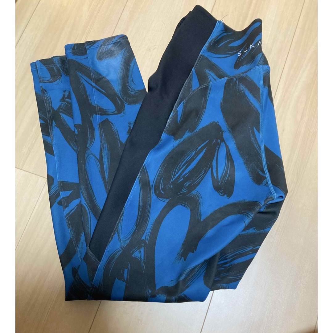 SUKALA☆ハートプリントサイドギャザーレギンス☆Mサイズ使用品