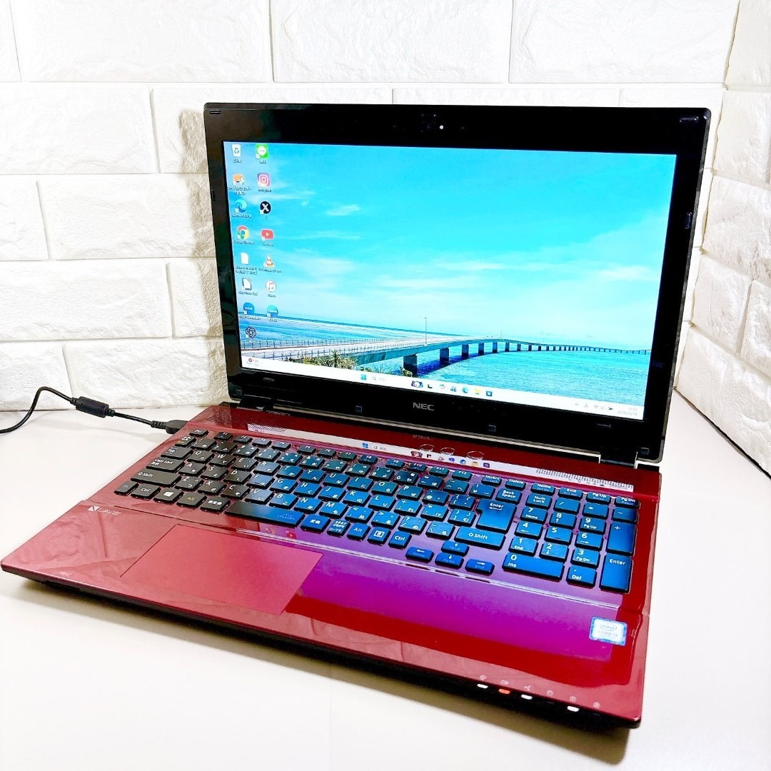 LAVIE - SSDで快適動作✨カメラ フルHD 第7世代 すぐ使える ノート