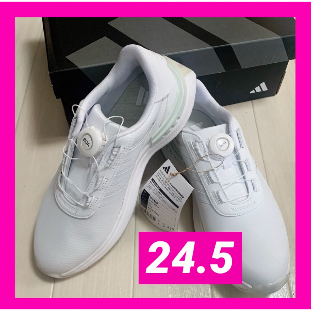 adidas - 新品□【アディダス 】レディース ゴルフシューズ 24.5 ボア