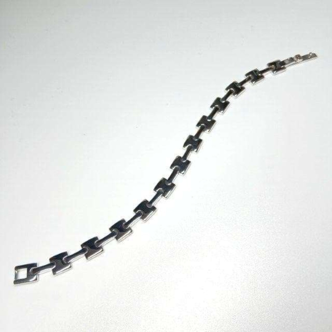 GUCCI - グッチ 極美 新品仕上げ Hリンク ブレスレット シルバー 925