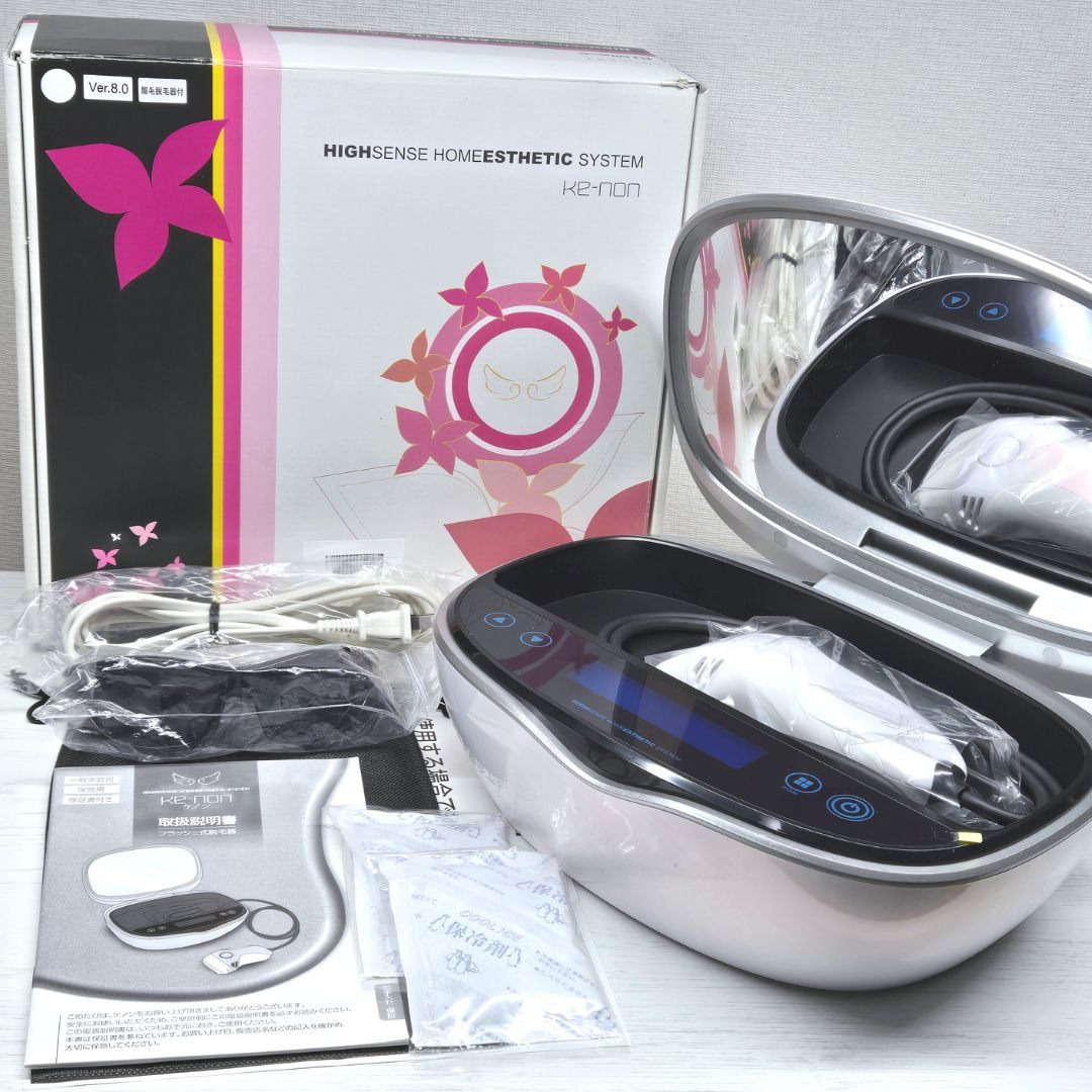 KE-NON - 【使用僅少/付属品全付】脱毛器 ケノン 8.0 眉毛脱毛器付