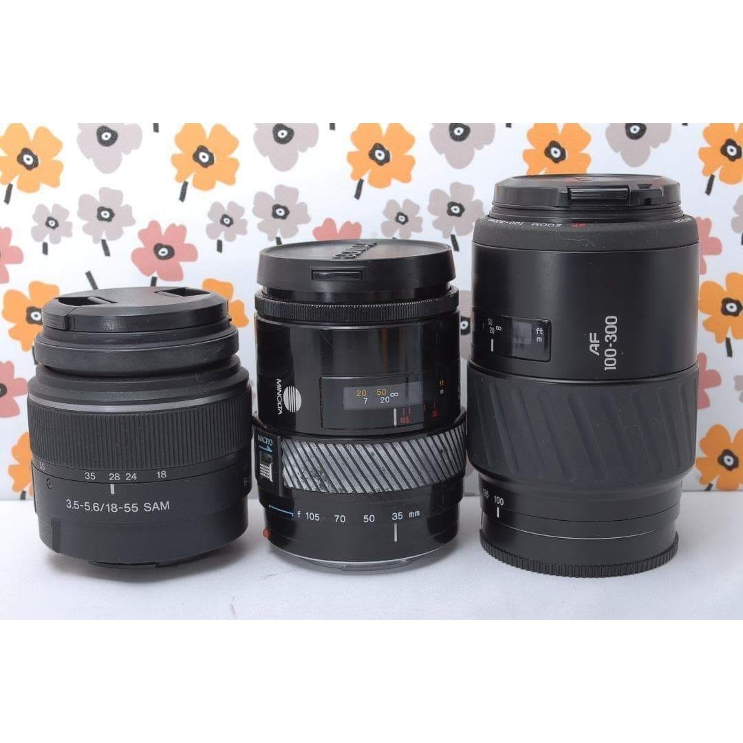 SONY - ❤SONY α65❤トリプルレンズ❤超望遠❤超高画質❤1秒10コマの