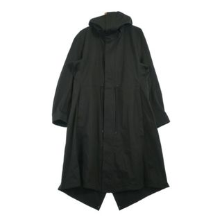 COMOLI - コモリ フーデッドコート comoli ナッピングウール コートの