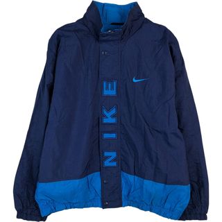 NIKE（ナイロンジャケット ・ ブルー・ネイビー/青色系）のフリマ
