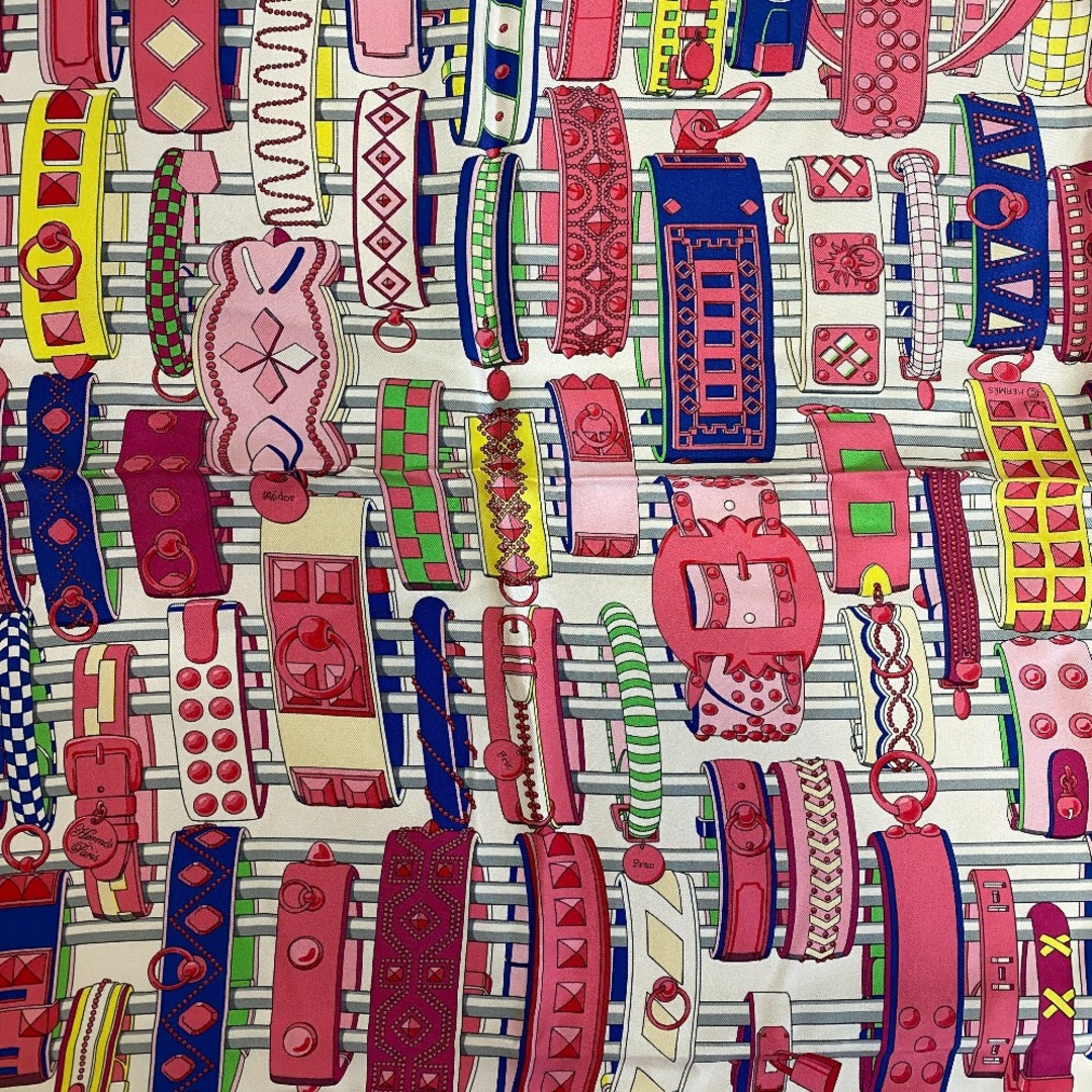 HERMES - エルメス HERMES スカーフ Colliers et chiens 首輪と犬 カレ