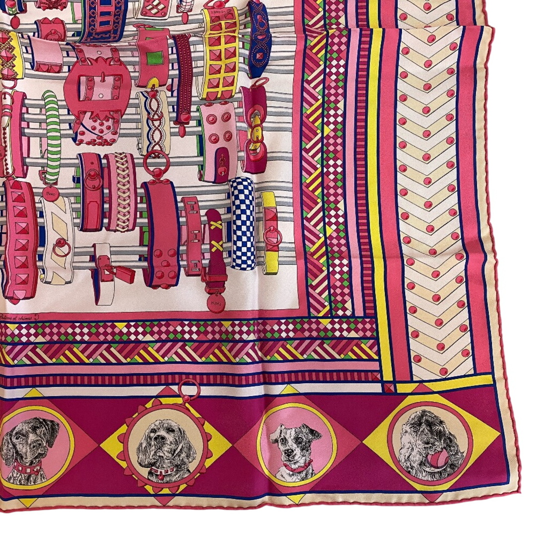 HERMES - エルメス HERMES スカーフ Colliers et chiens 首輪と犬 カレ