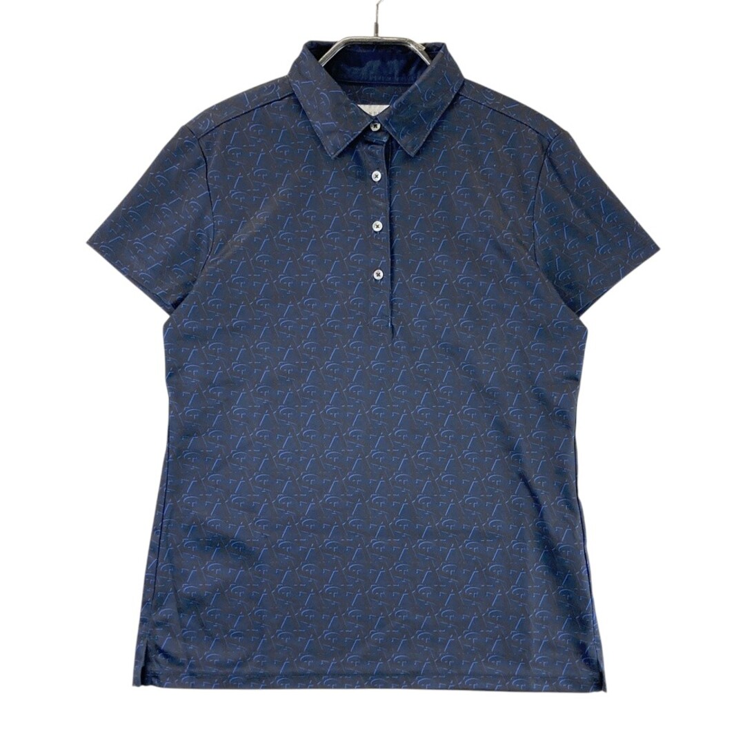 サイズ：S ST ANDREWS セントアンドリュース 半袖ポロシャツ ロゴ柄