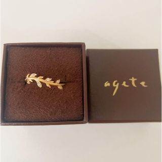 agete - 18日まで限定値下げ 証明書有り。11号 アガット K10 ドレス