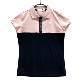 サイズ：M LE COQ GOLF ルコックゴルフ ハーフジップ半袖 ポロシャツ
