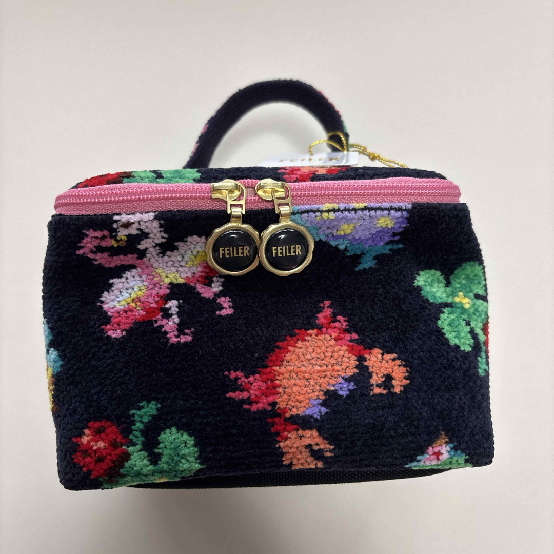 FEILER - フェイラー 神崎恵 バニティポーチ ネイビーの通販 by とー