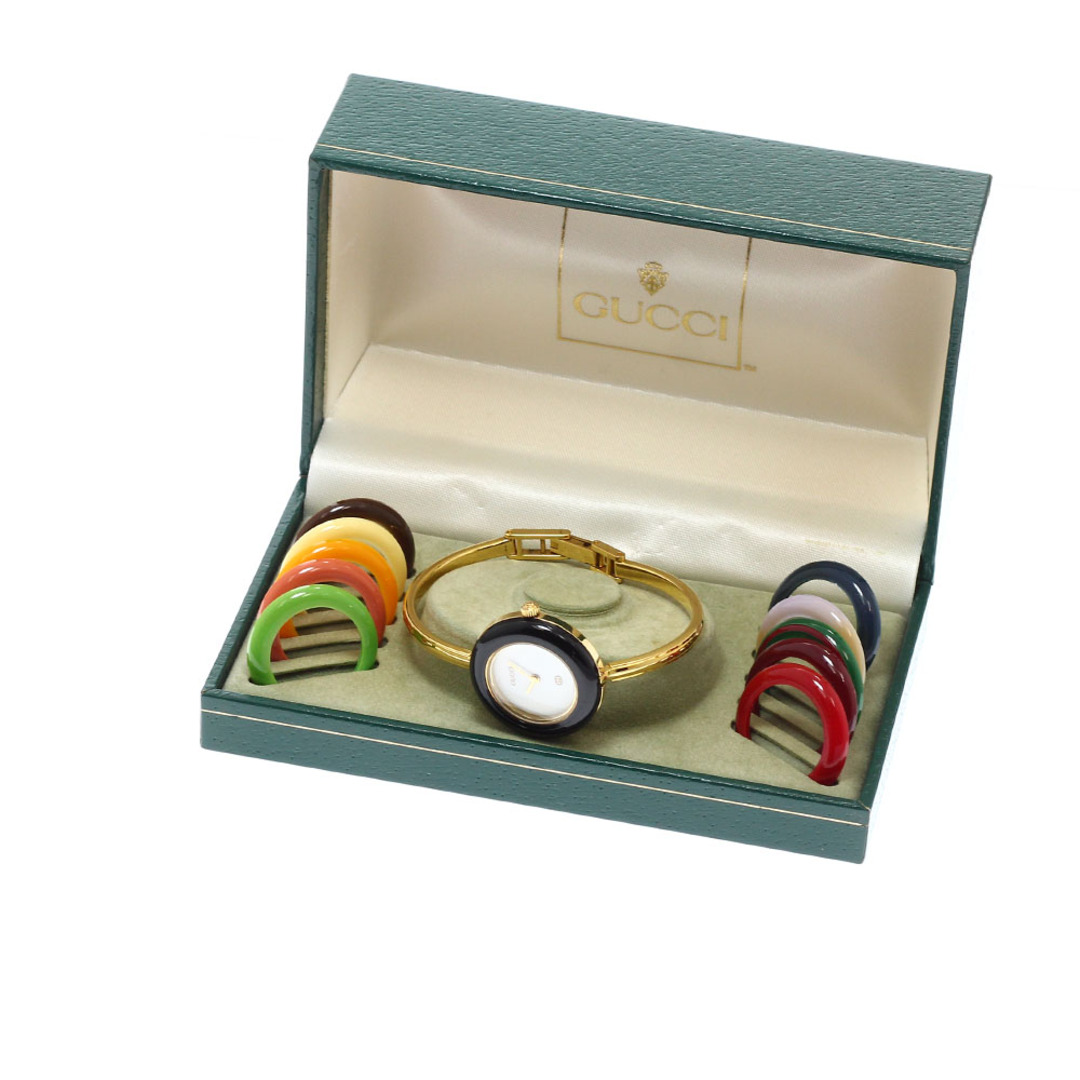 GUCCI - グッチ GUCCI 11/12 チェンジベゼル クォーツ レディース 内箱