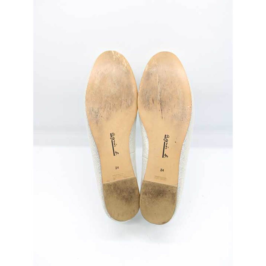 agnes b. - アニエスベー バレエシューズ（シルバーL）シルバー