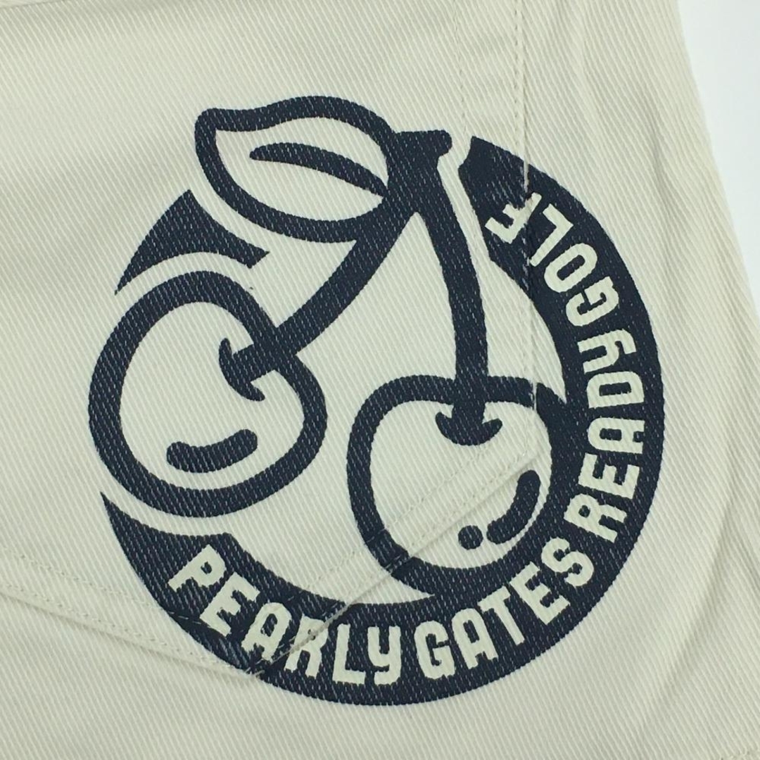 PEARLY GATES - 【美品】パーリーゲイツ スカート 白×ネイビー ロゴ