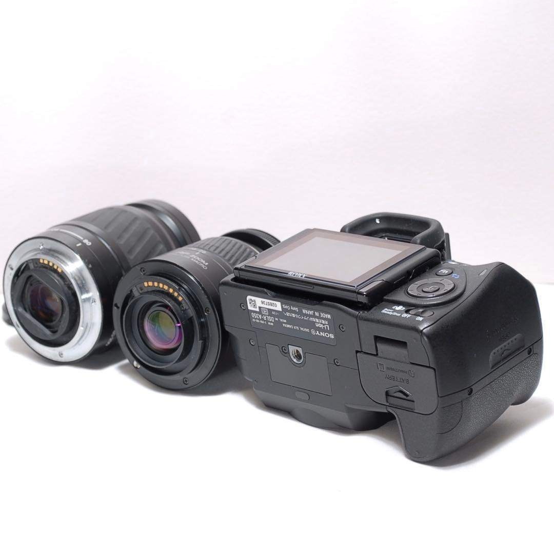 SONY - ✨届いたらすぐに使える✨ SONY α350✨ ダブルレンズ✨入門