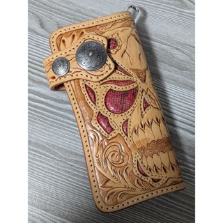 ZOCALO - ZOCALO ソカロ ガルーシャ エイ革 レザー ロング トラッカー