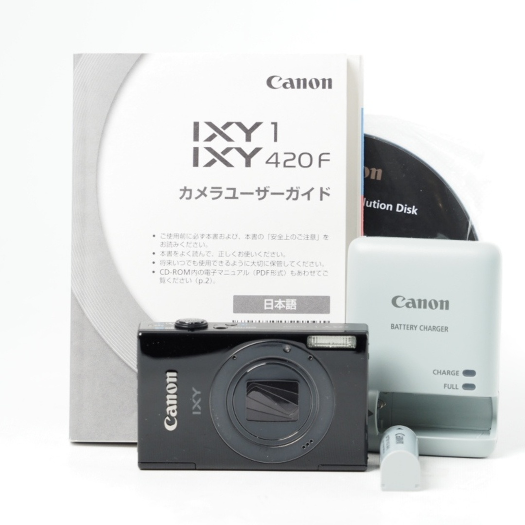 Canon - Canon デジタルカメラ IXY 1 ブラック 光学12倍ズーム Wi-Fi