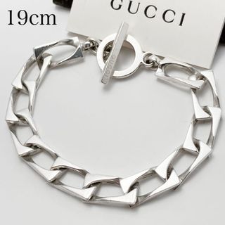 GUCCI - グッチ GUCCI 925 フィガロ チェーン ブレスレット シルバー