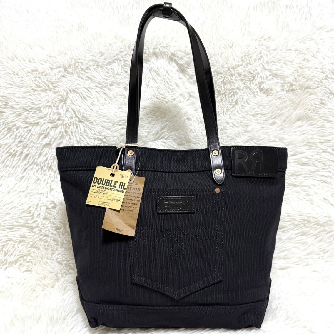 RRL - タグ付 RRL ダブルアールエル キャンバス レザー トートバッグ