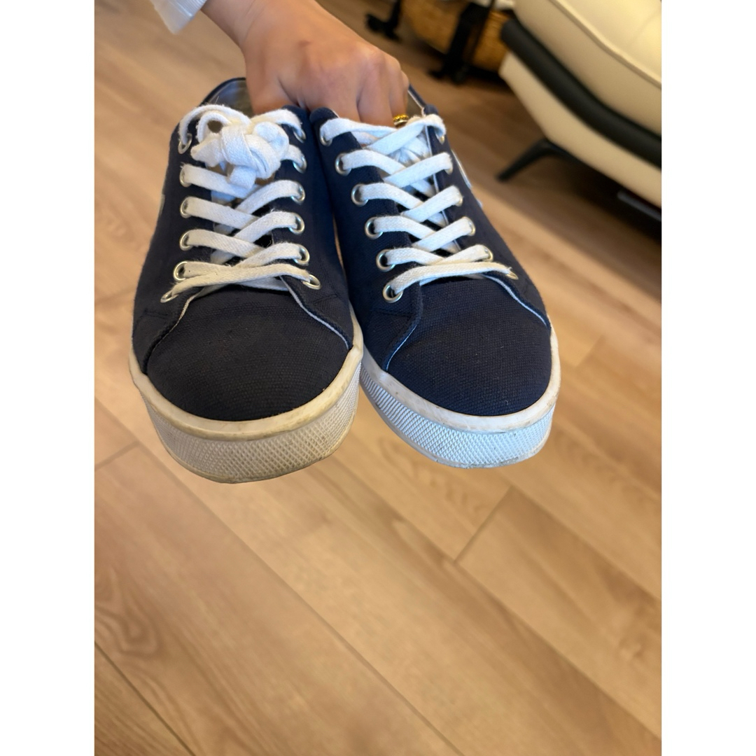 CELINE - 23センチCELINE ネイビー スニーカーの通販 by れいん's shop