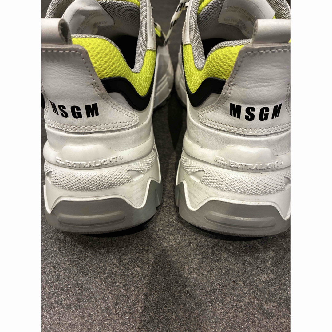 美品 正規品MSGMスニーカー EU41 madein ITALYの通販はau PAY