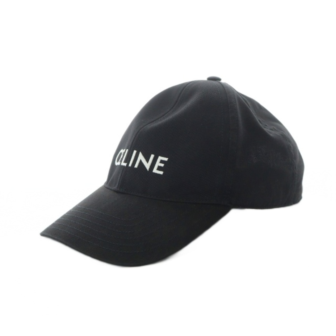 CELINE - セリーヌ ベースボール キャップ 黒 ブラック 2AUA1242N ロゴ
