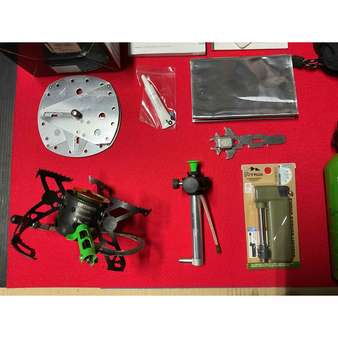 OPTIMUS NOVA ガソリン・灯油ストーブ新品未使用未点付属品多数付セット