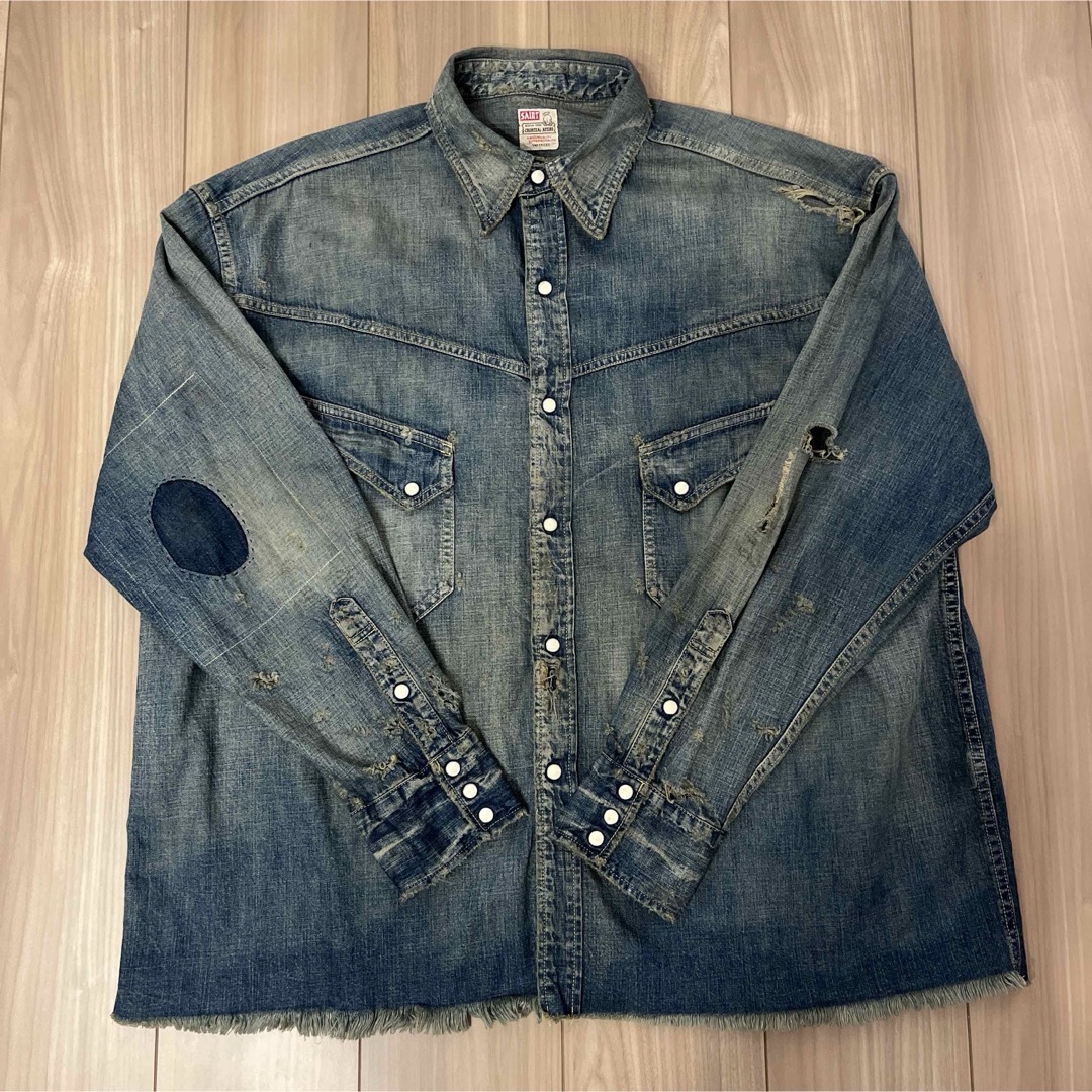 セントマイケル デニムシャツ タグありMの通販 by haru's shop｜ラクマ