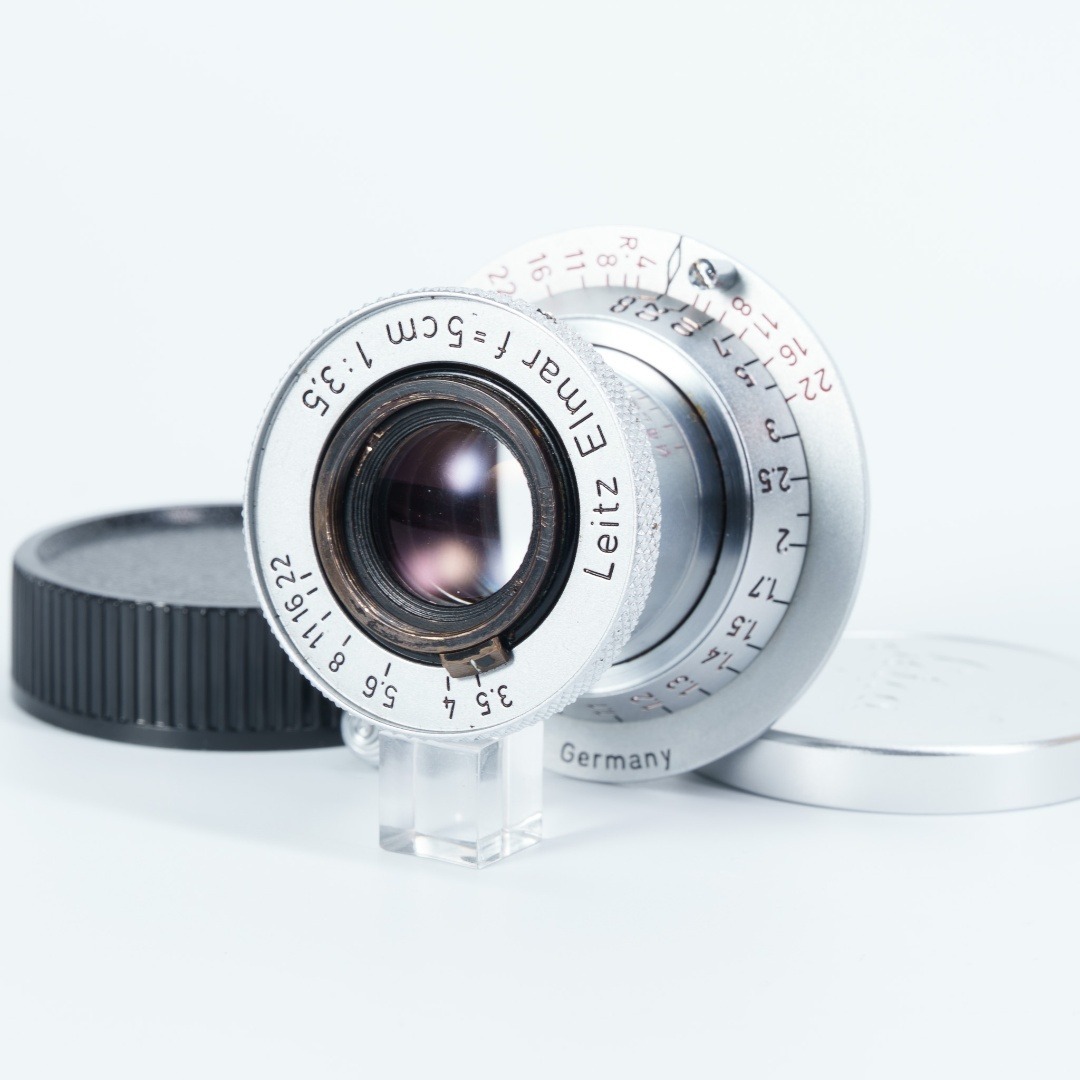 LEICA - 美品！赤エルマーダイヤ入！Redscale Elmar 50mm F3.5の通販