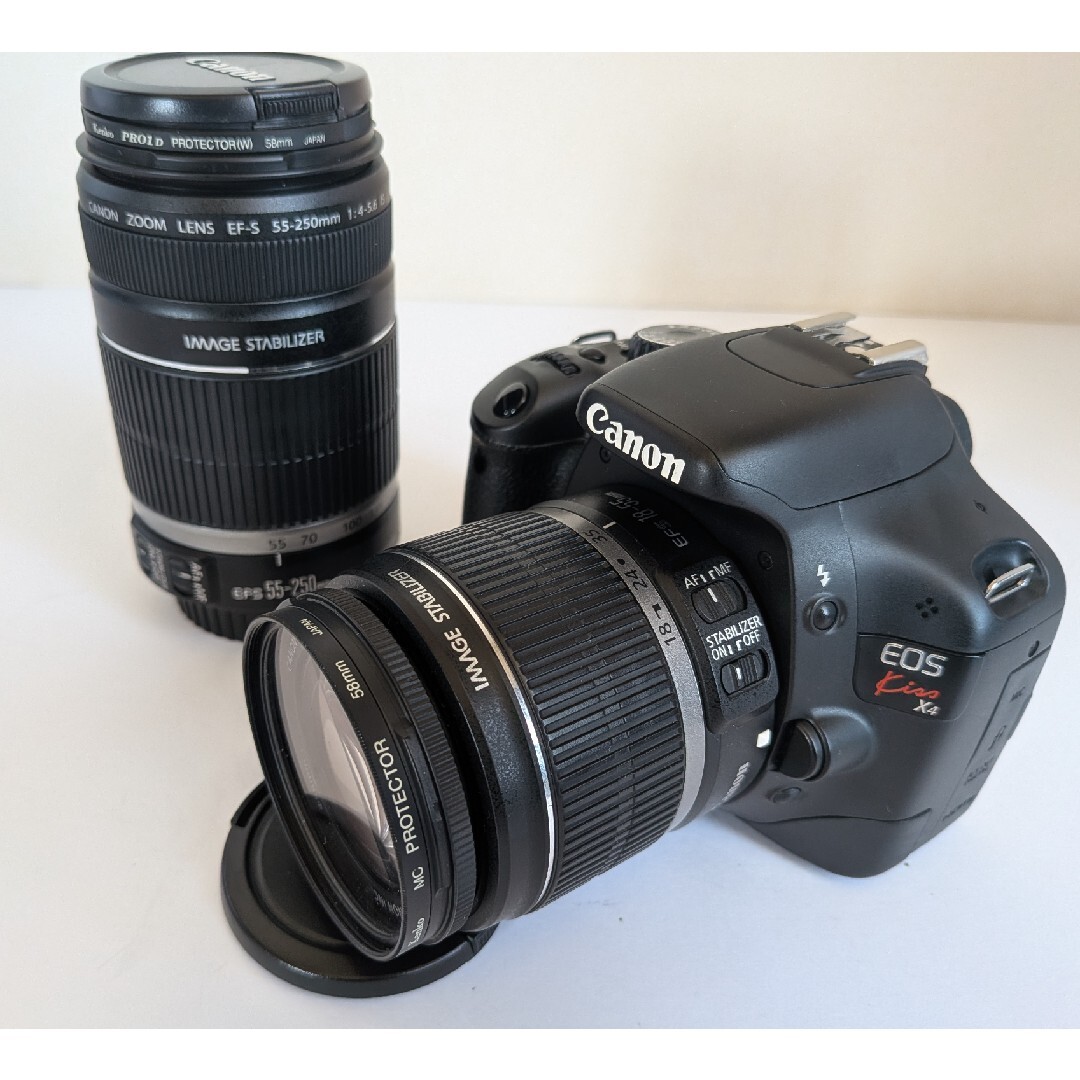 Canon - 【ショット数 3286枚】Canon EOS kiss X4 ダブルレンズセット