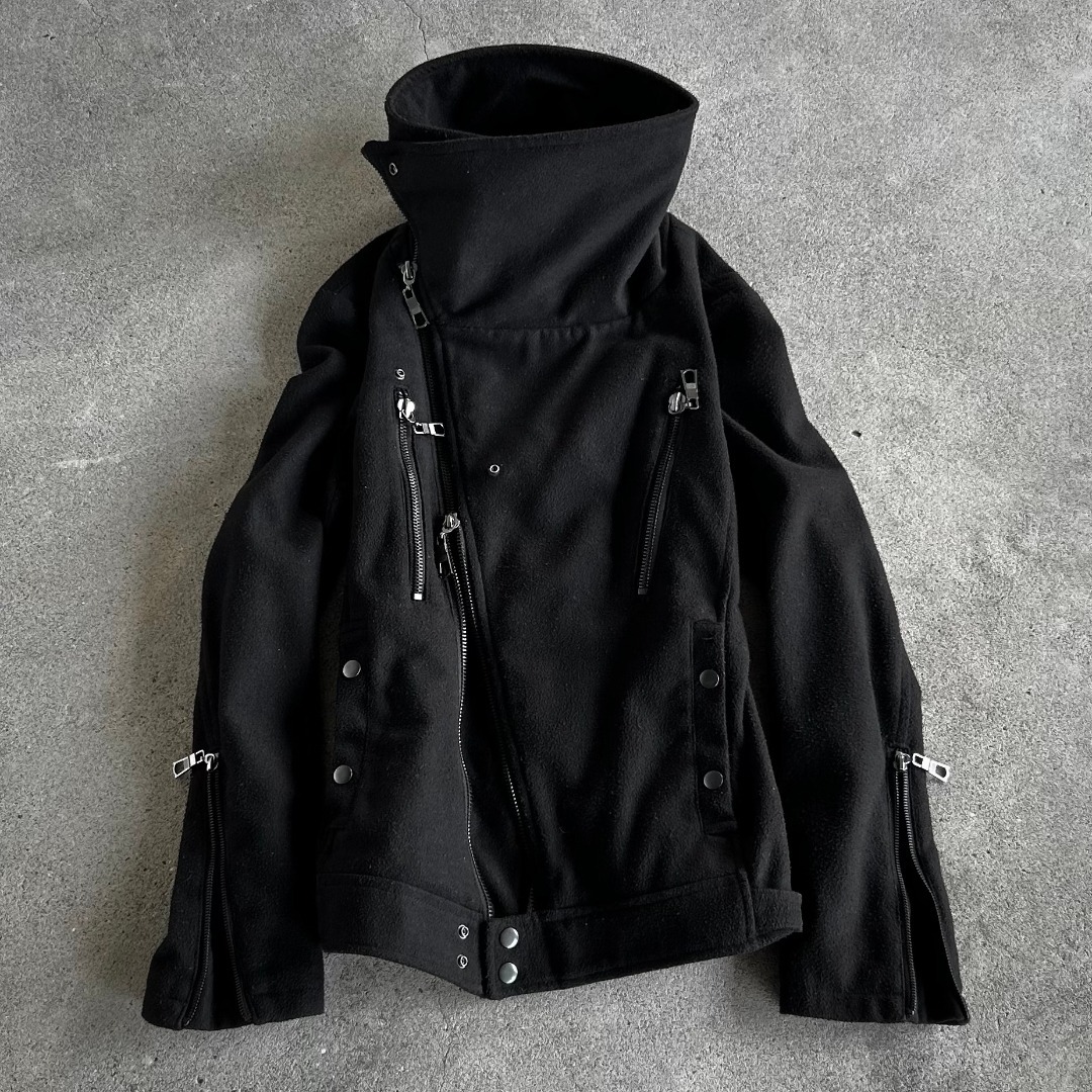 00's Archive 変形 ハイネック ライダースジャケット EKAM 系