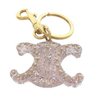 CELINE - ☆トリオンフ キーリング チャーム / スムースカーフスキン