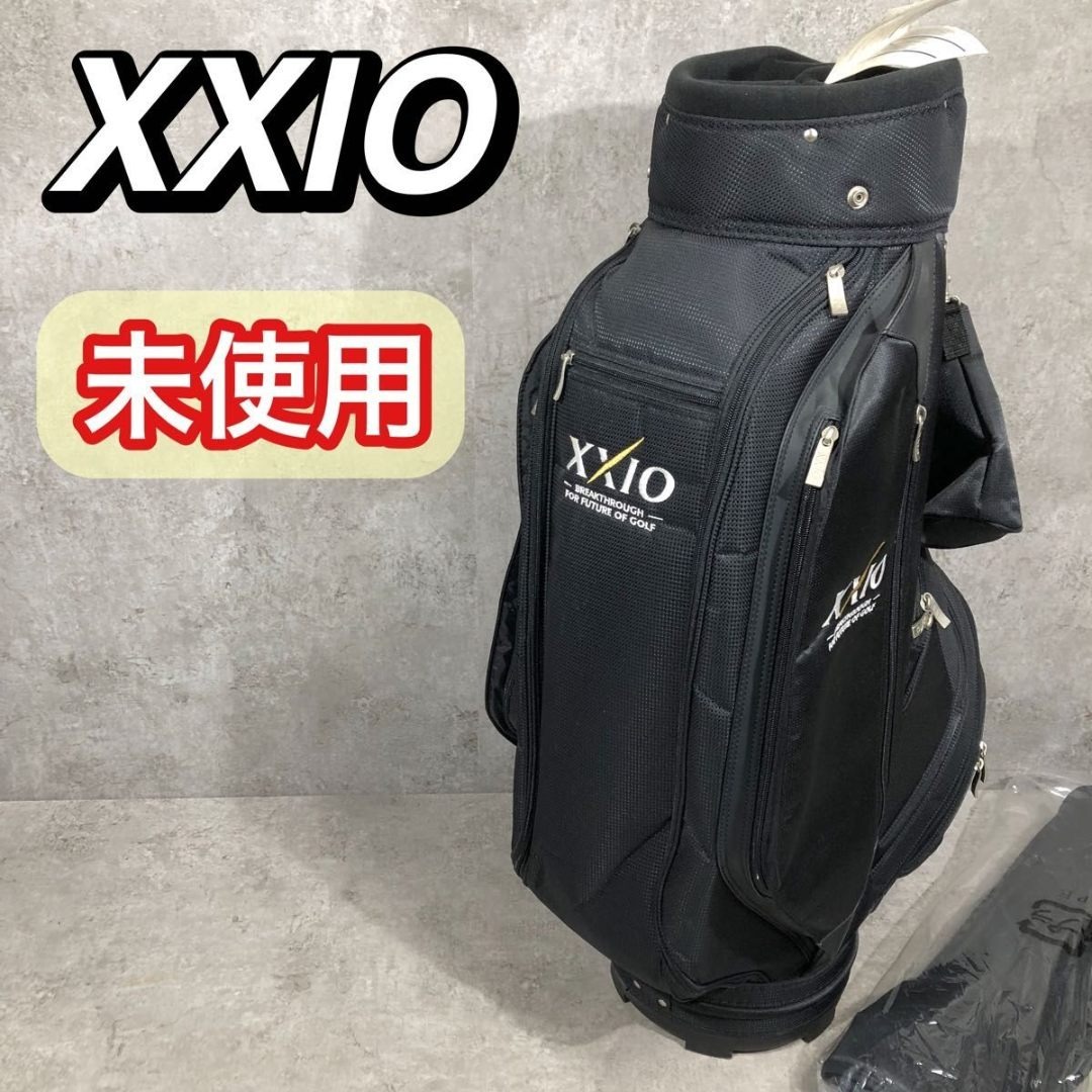 XXIO - 未使用 XXIO ゼクシオ キャディバッグ ゴルフ バッグ 黒