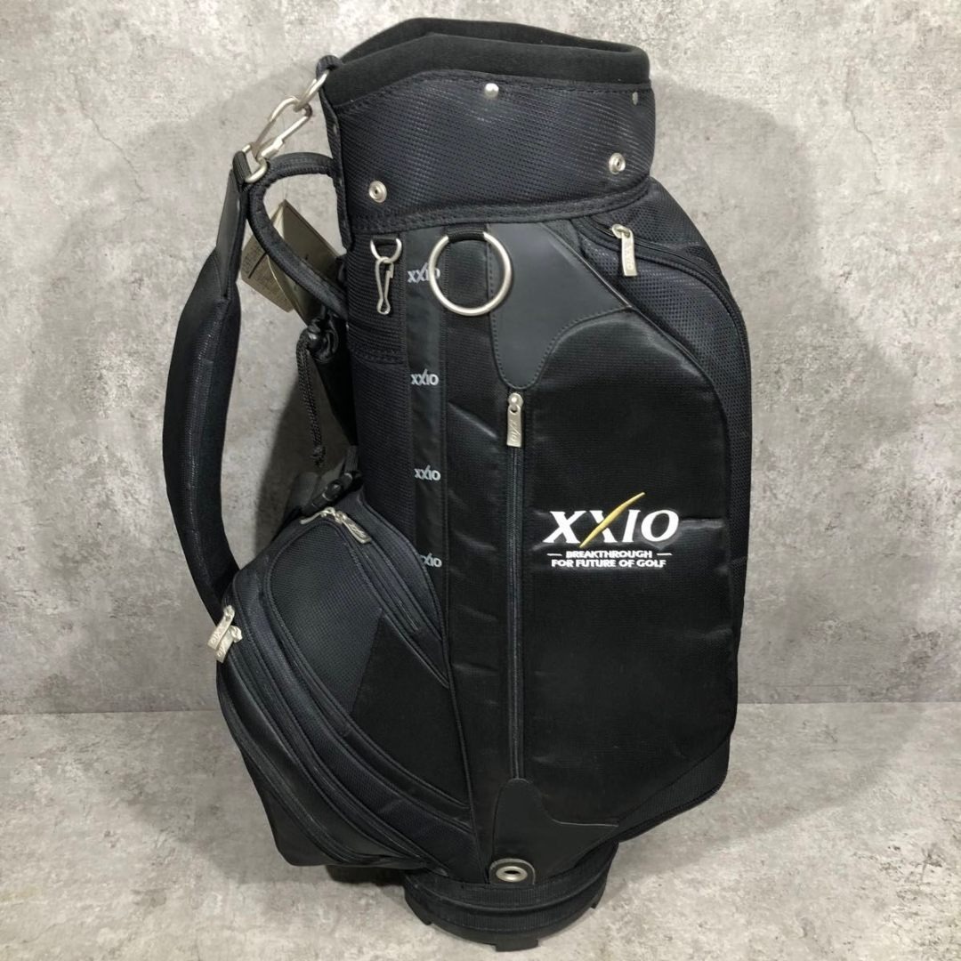 XXIO - 未使用 XXIO ゼクシオ キャディバッグ ゴルフ バッグ 黒