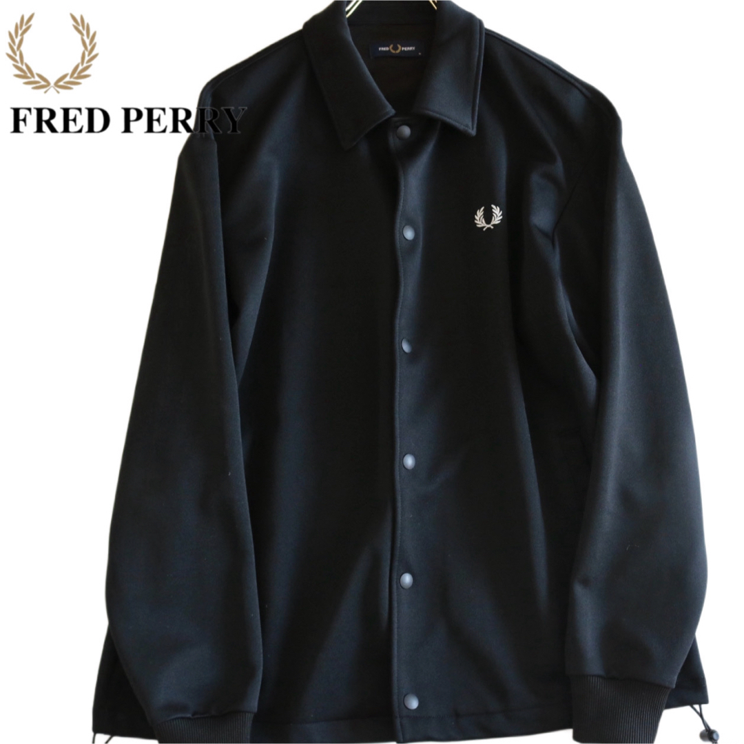 FRED PERRY】極美品 コーチジャケット 黒 M 日本製☆