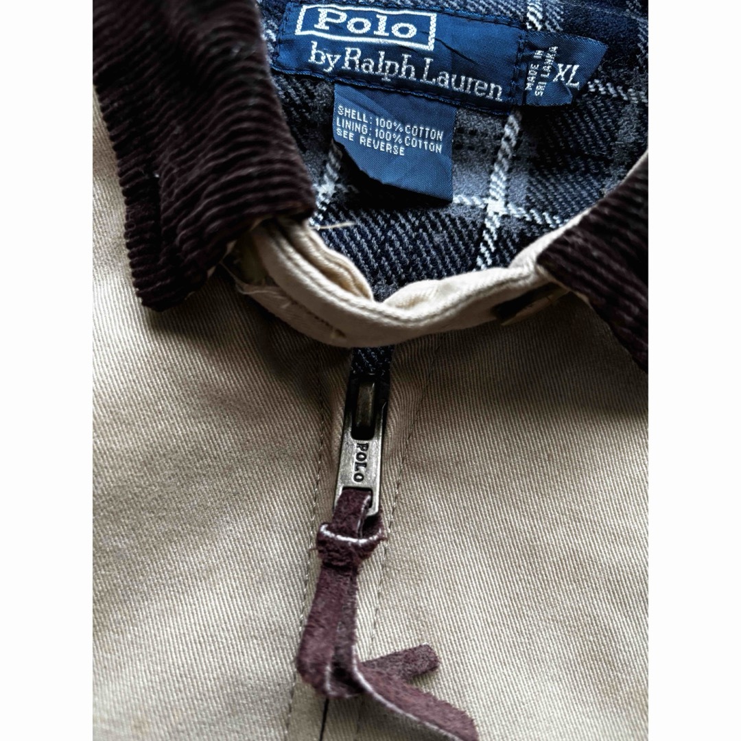 POLO RALPH LAUREN - 90s ポロバイラルフローレン スイングトップ 襟