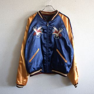 東洋エンタープライズ - 東洋 港商 コブラ×虎×髑髏 別珍スカジャンの