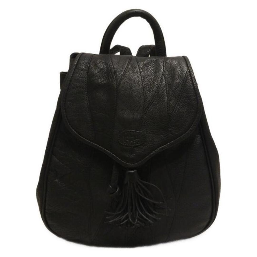 IBIZA - IBIZA(イビザ) リュックサック - 黒 レザーの通販 by ブラン