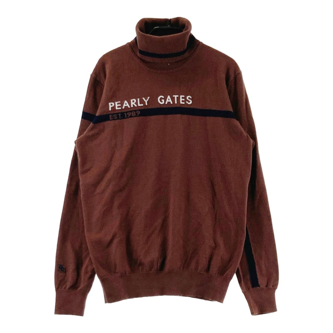 サイズ：0 PEARLY GATES パーリーゲイツ タートルネック ニット
