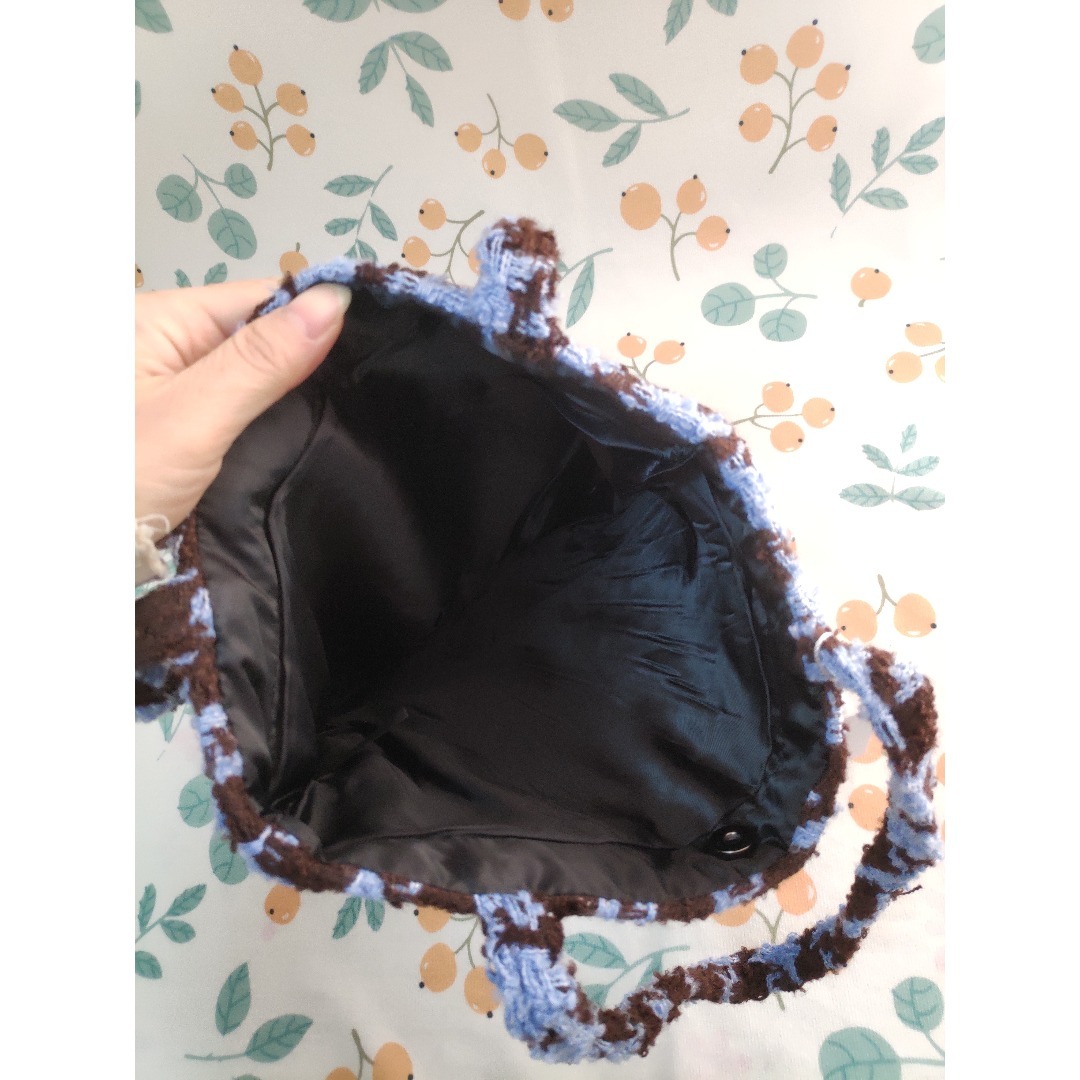 サ*ラ様 シャネル CHANEL 千鳥 ブルー スパンコール トートバッグ／#0