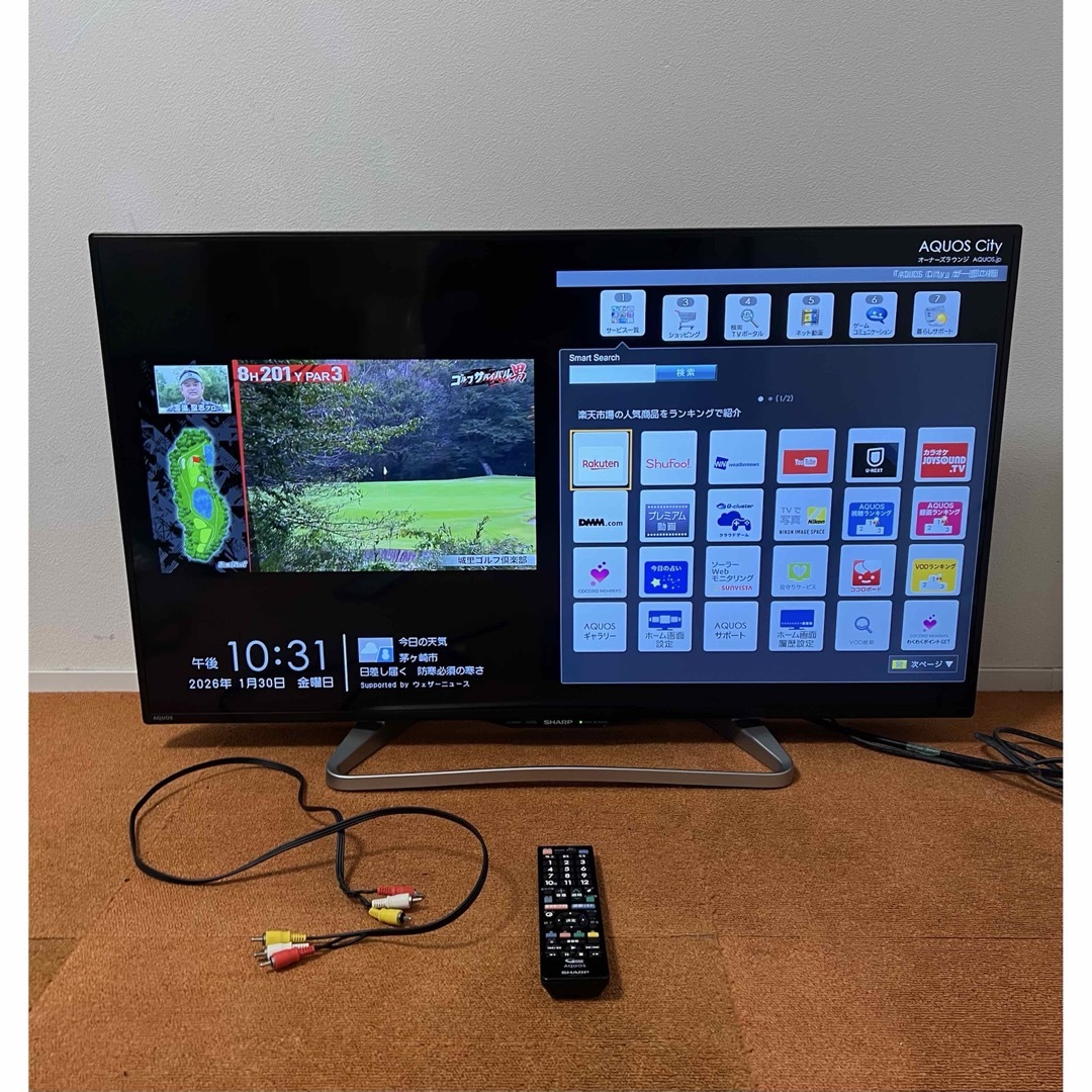 シャープ40インチAQUOS液晶テレビYouTube視聴可能 SHARP - シャープ40