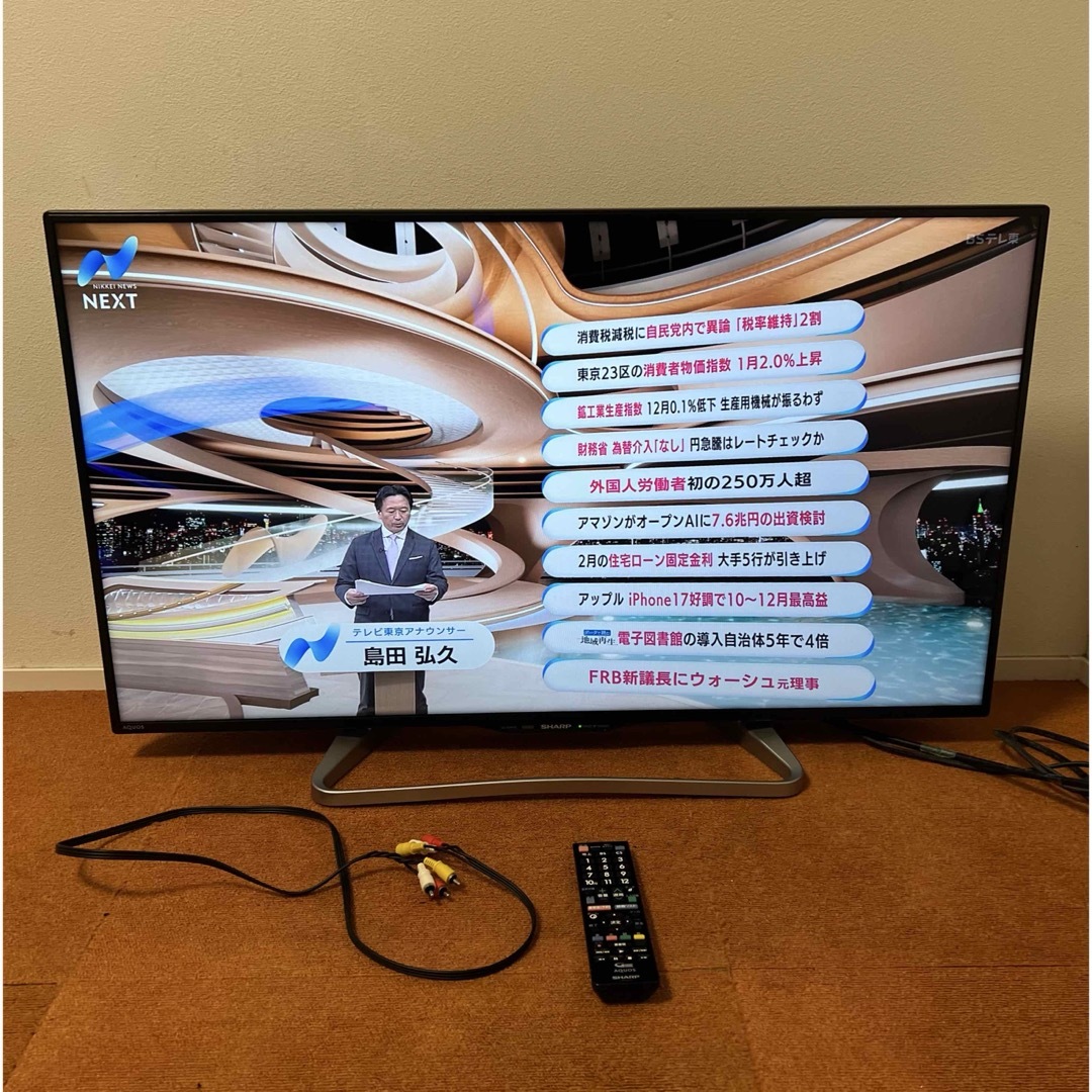 シャープ40インチAQUOS液晶テレビYouTube視聴可能 SHARP - シャープ40