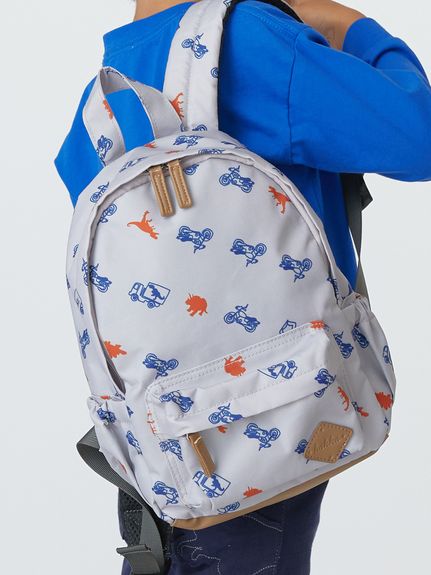 ツーリングダイナソー(恐竜)プリントリュック（リュック）｜hakka kids