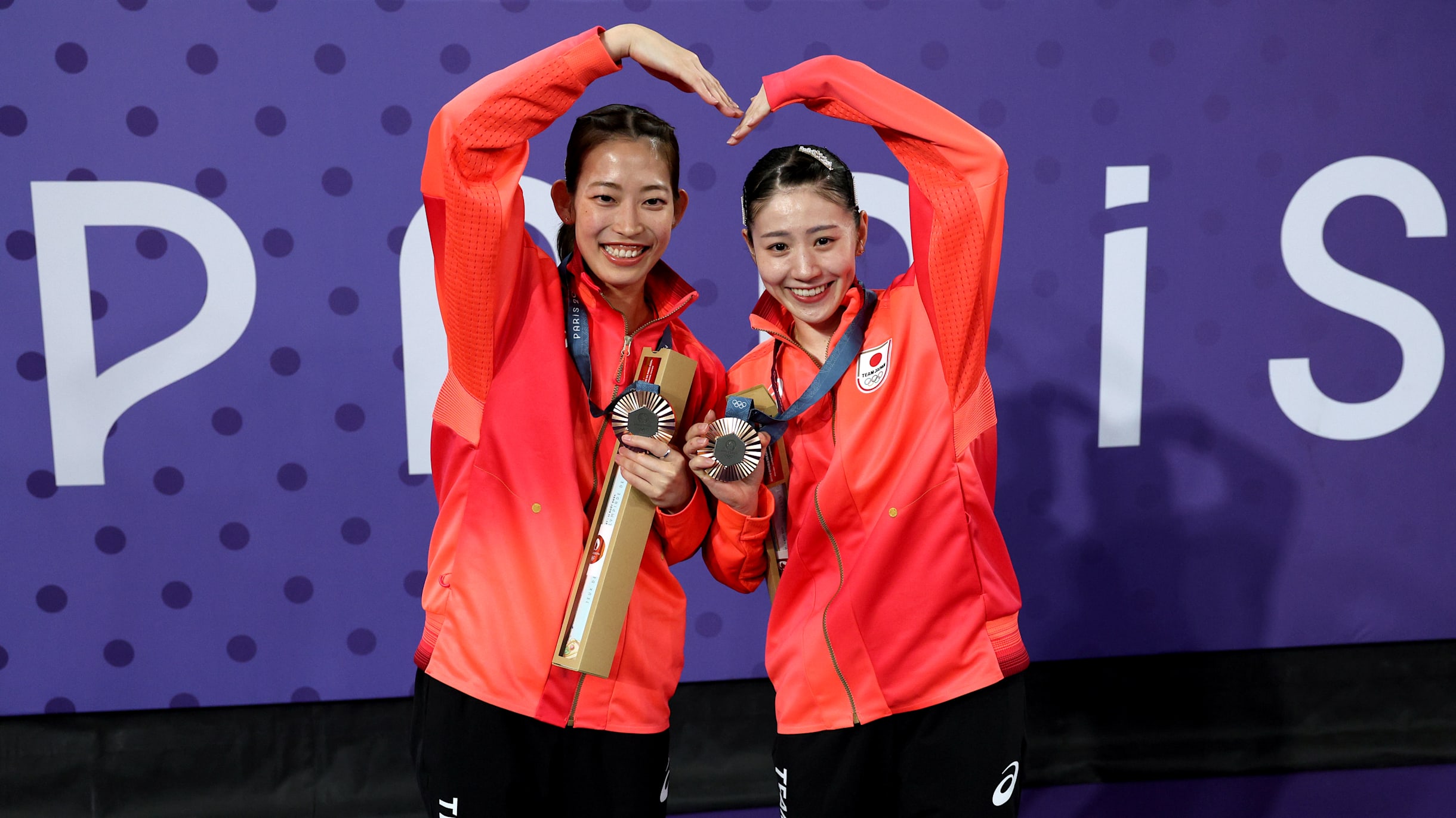 志田千陽「出会えて幸せ」、松山奈未「オリンピックに連れてきてくれて