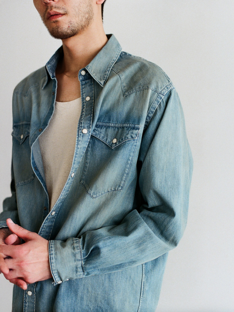 Denim Western Shirt / 商品詳細ページ / LIDNM / Llife ONLINE STORE