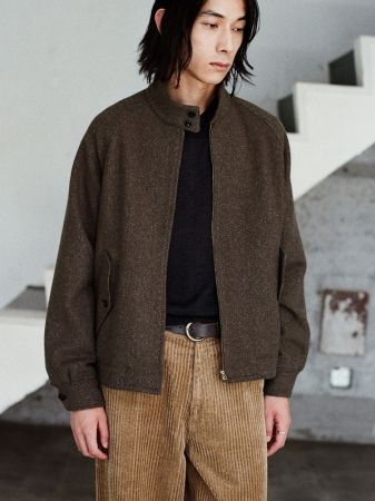 Alpaca Tweed Harrington Jacket / 商品詳細ページ / LIDNM / Llife