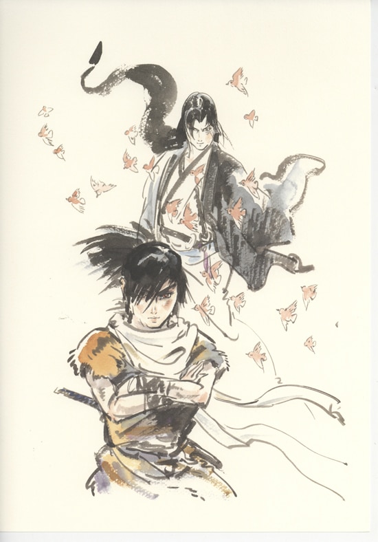 白土三平 カラー複製イラスト「カムイ伝」