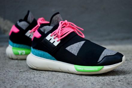 アディダス Y-3 QASA ハイ ブラック/ネオン (Q35249) - スニーカーウォーズ
