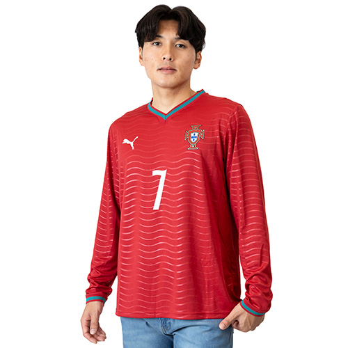 2026 ポルトガル代表 HOME 長袖ユニフォーム #7 ロナウド／サッカー